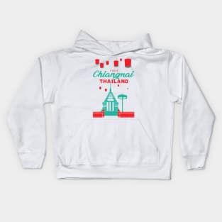 Visit Chiangmai Thailand Kids Hoodie